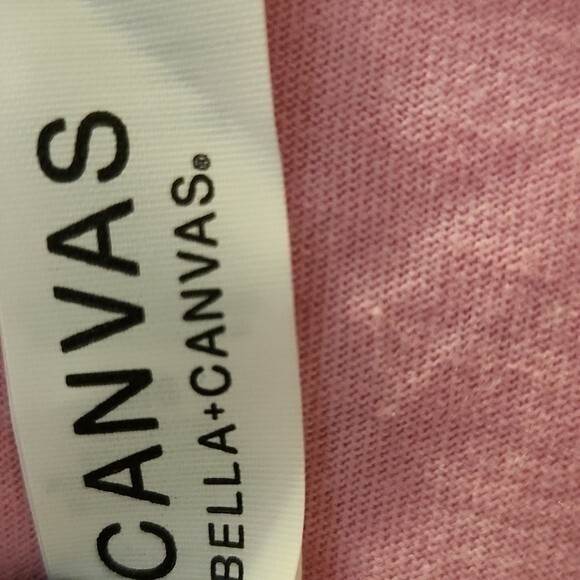 NWOT Bella Canvas Be The Reason Someone Smiles Today Pink Graphic TShirt 3X - Picture 4 of 4